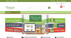 Desktop Screenshot of korfezimshop.com